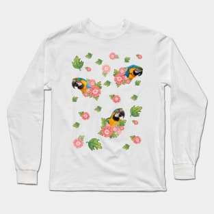 Blue and yellow macaw Long Sleeve T-Shirt